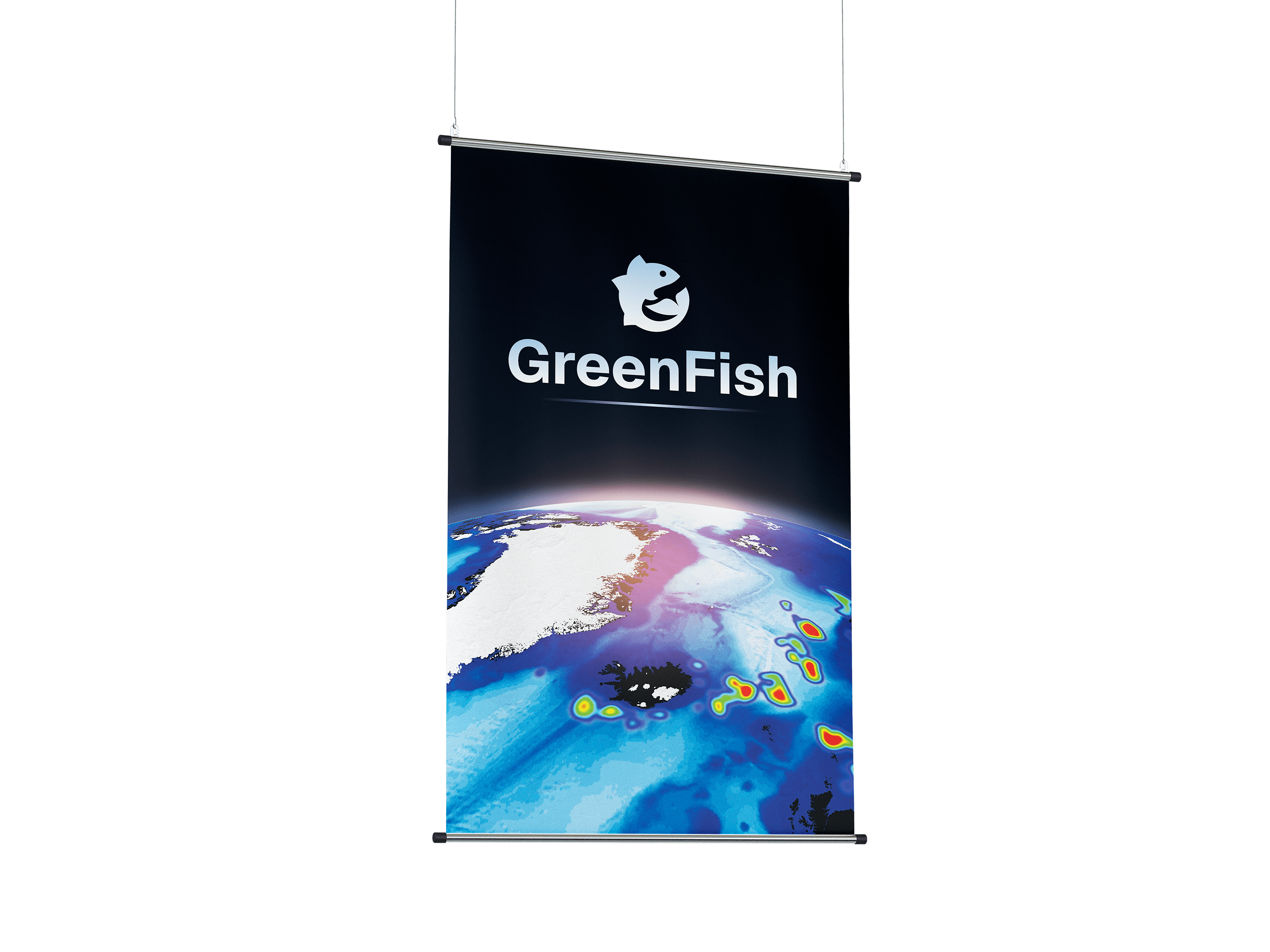 Hanging banner mockup