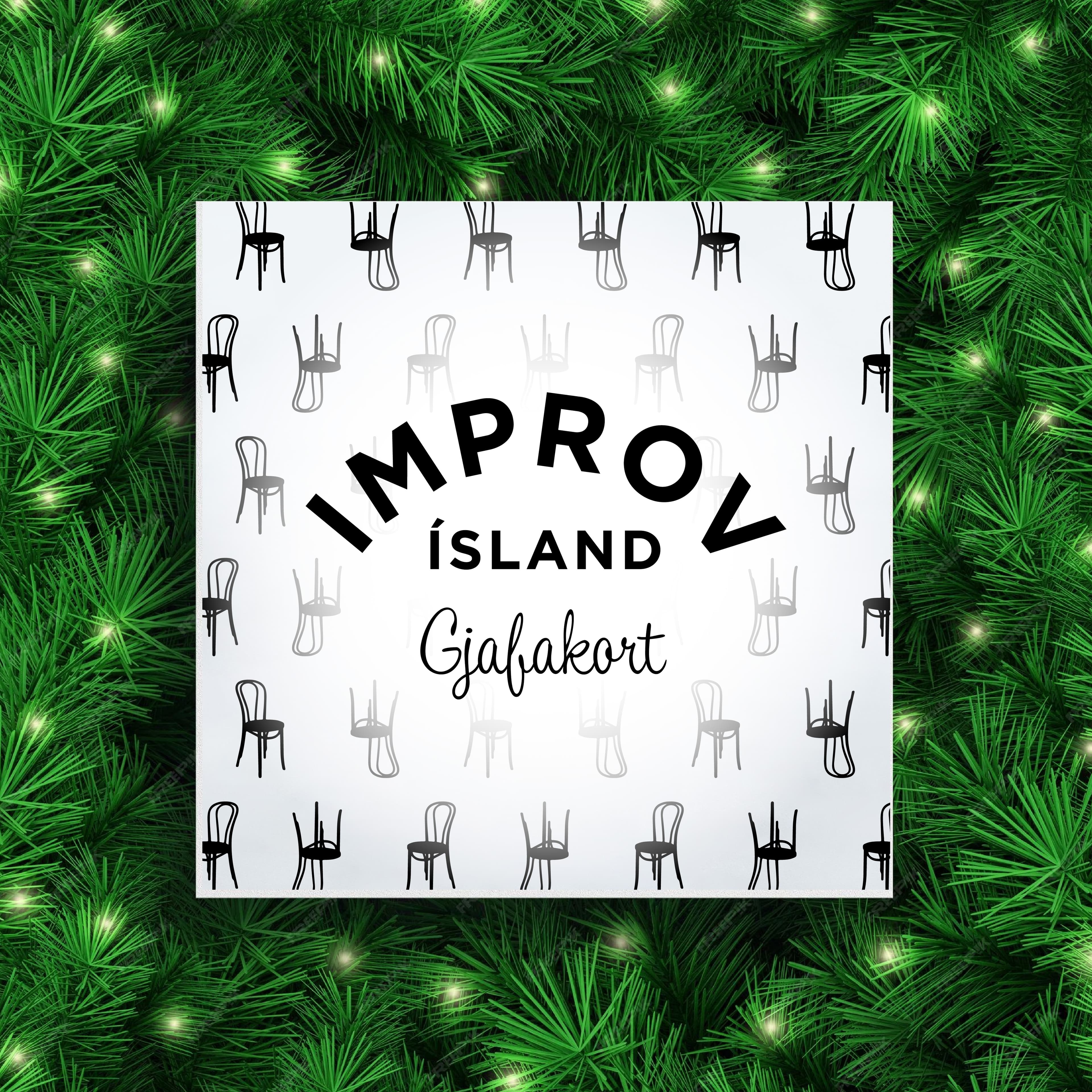 Improv Ísland — brand & promotional material 1