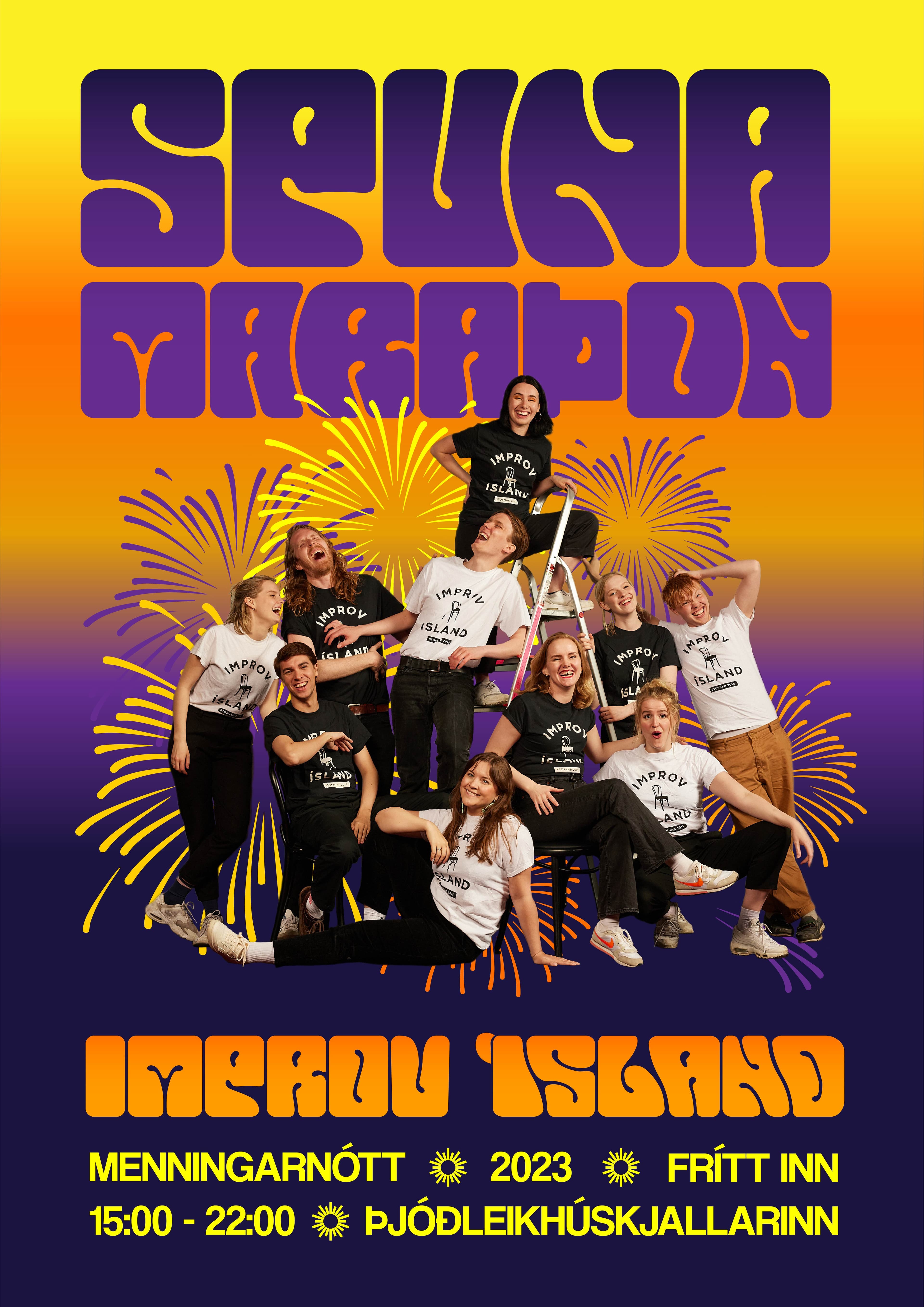 Improv Ísland — brand & promotional material 13