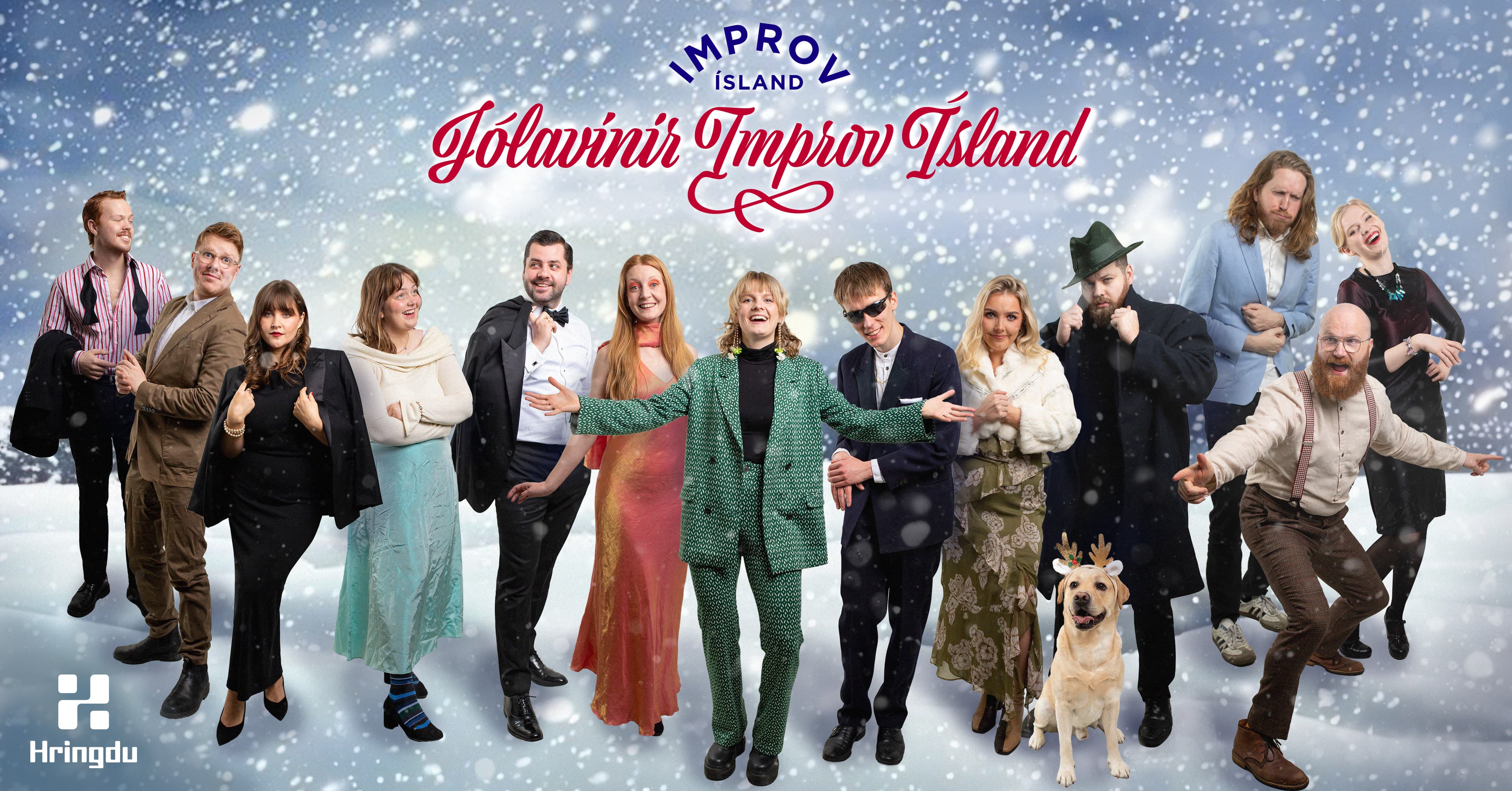 Improv Ísland — brand & promotional material 2