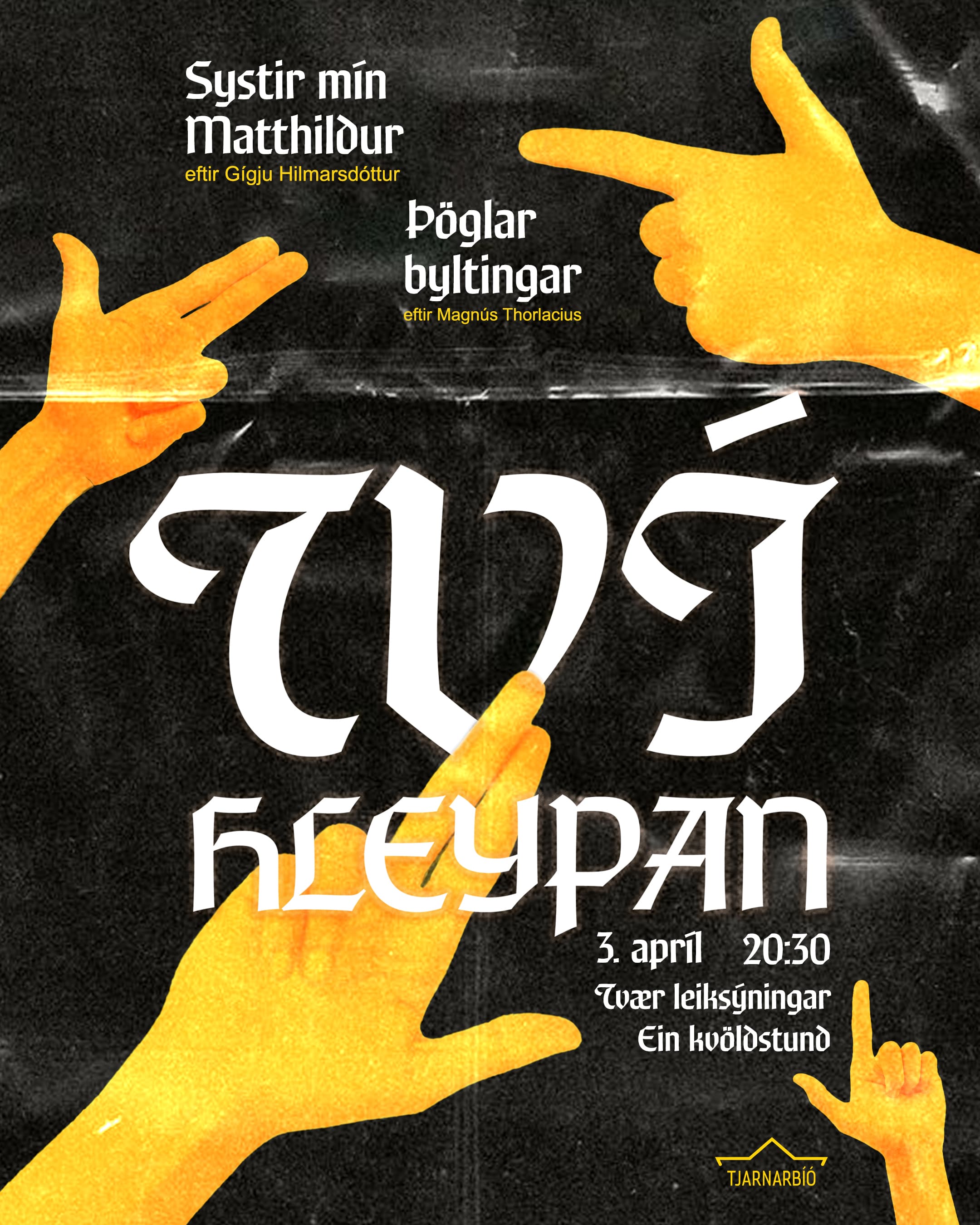 Tvíhleypan — poster